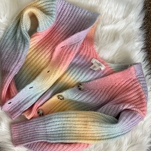 Great condition rainbow Slsweater/cardigan.